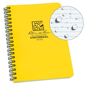 Polydura Side Spiral Universal Notebook - 4.625 x 7 UPC: 632281373117