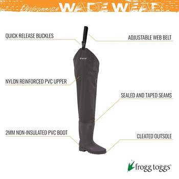 FT RANA PVC LUG SOLE HIP WADER 13 UPC: 647484132805