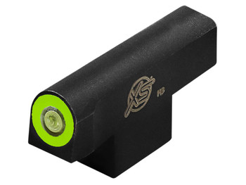 XS Sights CM0015S4G Standard Dot Front Green Tritium Front/Black Oxide Frame, Fits Colt Cobra/King Cobra