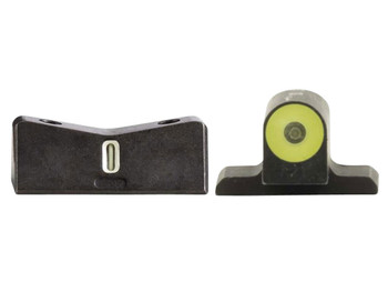 XS Sights SI0014S5Y DXT2 Big Dot Night Sights-Sig Sauer Black | Green Tritium Yellow Outline Front Sight Green Tritium White Outline Bar Rear Sight