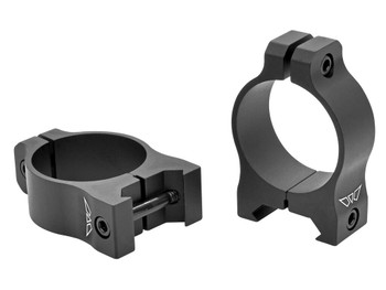 Warne V413M Scope Rings Vapor Matte Black 30mm Low 0 MOA