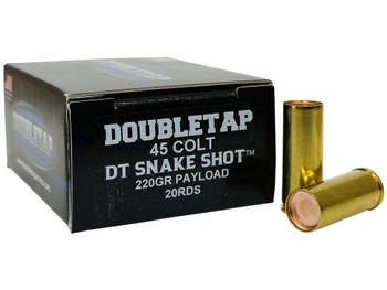 DoubleTap Ammunition 45CSSS2 Snake Shot 45Colt 220gr 20 Per Box/50 Case