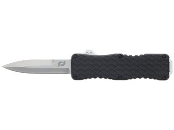 Schrade 1135967 Uproar D/A OTF Bayonet Plain Satin D2 Steel Blade 4.25" Aluminum Handle