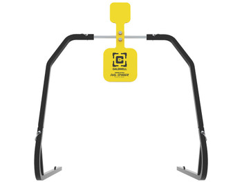 Caldwell 1196226 Daul Spinner Yellow AR500 Steel 3/8" Thick Standing Target Includes 5" & 8" Plates