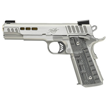 Kimber Mfg.,inc 3000420 Rapide Dawn 9mm Luger 9+1 5" Gold TiN Stainless Steel Barrel, Lightening Cut/Serrated Stainless Steel Slide, Stainless Steel Frame w/Beavertail, Black & Gray G10 Grip          