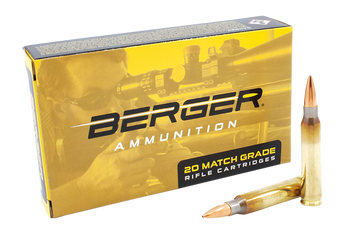 Berger Bullets 23030 Tactical Rifle 223Rem 77gr Open Tip Match 20 Per Box/10 Case                                                                                                                       