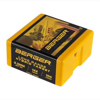 6.5MM (0.264'') 144GR LONG RANGE HYBRID TARGET 100/BOX UPC: 679459264853