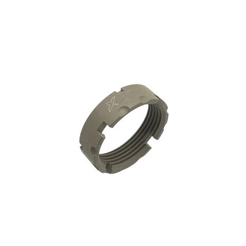 AR-15 BILLET CASTLE NUT BURNT FLAT DARK EARTH UPC: 680665827251