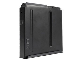 Mdt Sporting Goods Inc 105123BLK AICS Magazine 5rd Extended 300 PRC Long Action Magnum (CIP 3.80" L) Black Steel