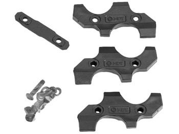 Mdt Sporting Goods Inc 105248BLK M-LOK Spare Round Holder Black Polymer