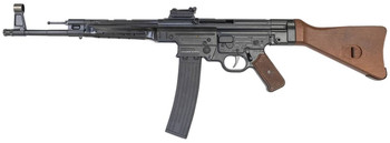 Mauser Rimfire 4440011CA STG-44 *CA Compliant Full Size 22 LR 10+1 16.50" Black Barrel & Receiver,  Natural Wood Fixed Stock UPC: 689585854620