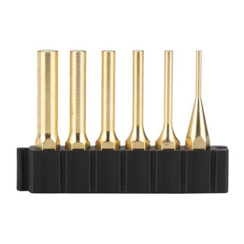 BRASS PIN PUNCH SET OF 6 UPC: 696177784982