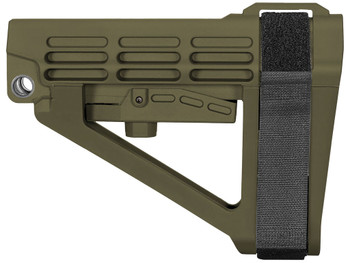 SB Tactical SBA4X04SB SBA4 X OD Green Adjustable Synthetic AR-Platform