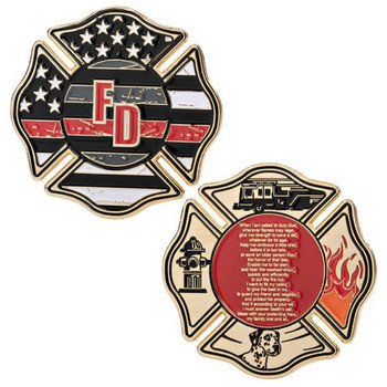 Firefighter's Prayer - Thin Red Line Challeng UPC: 704438959489