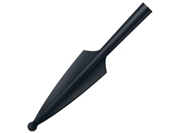 Cold Steel CS92R95 Spear Head Trainer 10.66" Fixed Plain Black Santoprene Blade 6.33" Black Santoprene Handle