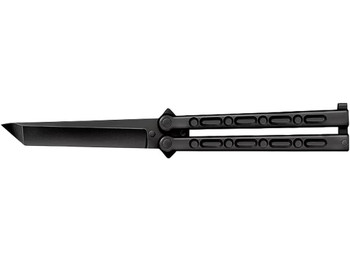 Cold Steel CS-92EAB FGX Balisong 5" Folding Plain Tanto Black Griv-Ex Blade/Handle