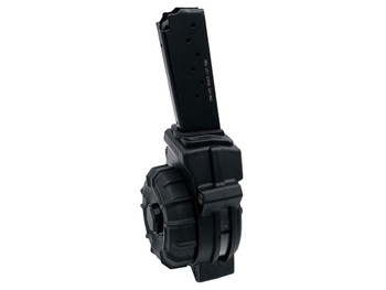 ProMag DRMA95 30rd Drum 9mm Fits Ruger LC9/EC9 Black Polymer