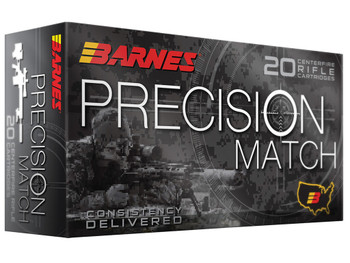 Barnes Bullets 32017 Precision Match 223Rem 55gr Match Burner OTM BT 20 Per Box/10 Case