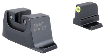 Trijicon SA240C601149 Suppressor/Optic Height Sights  Green/Tritium Yellow Outline Front Sight-Green/Tritium Black Outline Rear Sight Smith & Wesson M&P C.O.R.E./ M&P M2.0                             
