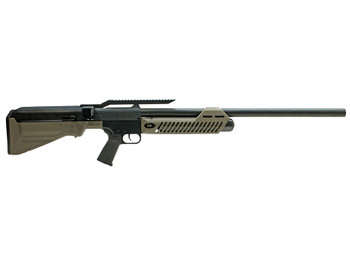 Umarex 2252635 Hammer PCP .50 Cal 2 Shot Black Barrel & Receiver, OD Green Fixed Synthetic Stock, AR Magpul Style Grip