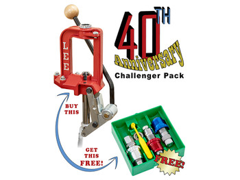 Lee Precision 92134 Challenger Press 40th Anniversary w/Breech Lock 9mm Dies