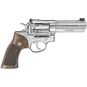 RUGER GP100 357MAG 4.2" STS 6RD HP UPC: 736676017775