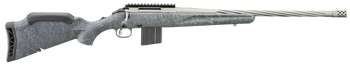 Ruger 46906 American II  Full Size 350 Legend 5+1 20" Cobalt Cerakote Spiral Fluted Threaded Barrel & Alloy Steel Receiver w/Picatinny Rail, Gray Splatter Adj LOP Synthetic Stock                      