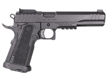 Girsan 395075 Witness2311 10mm Auto 15+1 6" Black Steel Barrel, Black Optic Ready/Serrated Steel Slide, Black Polymer Frame w/Beavertail & Picatinny Rail, Black Checkered Polymer Grip, Ambidextrous