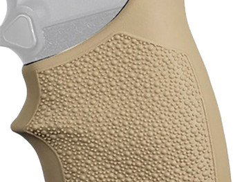 Hogue 18713 Grip Sleeve Handall Beavertail Flat Dark Earth Rubber