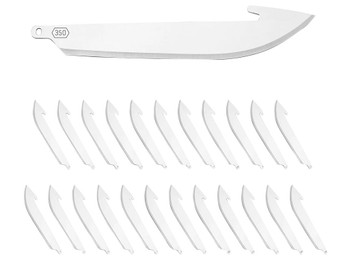 Outdoor Edge RR3524 Replacement Blades 350 24 Blades, Drop Point 3.50" 420J2 SS Blade