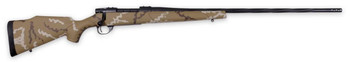 Weatherby VHH7MMPR6B Vanguard Outfitter Full Size 7mm PRC 3+1 26" Black Cerakote #2 Fluted/Threaded Barrel & Drilled & Tapped Steel Receiver, Tan w/Brown & White Sponge Monte Carlo Synthetic Stock UPC: 747115456031