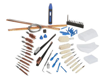 DAC 38296 Super Deluxe Universal Gun Cleaning Kit Multi-Caliber/62 Pieces Silver