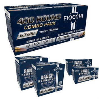 RANGE DYNAMICS/SUBSONIC 5.7X28MM 400 ROUND COMBO PACK UPC: 762344866192 RANGE DYNAMICS/SUBSONIC 5.7X28MM 400 ROUND COMBO PACK UPC: 762344866192