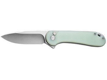 Civivi Knives C18062P-2 Elementum II EDC 2.96" Folding Drop Point Plain Satin Nitro-V Steel Blade, Natural G10 Handle