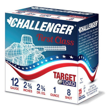 Challenger First Class Target Load 12ga #8 1o UPC: 773622402582