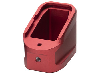 Strike Industries EMPALG17RED Extended Mag Plate Fits Glock G17 Fits Glock G22 Red 6061 T-6 Aluminum