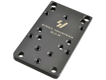 Strike Industries GLOCKGUMV2 Universal Optic Mount for Glock Version 2 Black Compatible w/Glock (Except 42/43/43X/48)