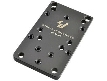 Strike Industries GLOCKGUMV2 Universal Optic Mount for Glock Version 2 Black Compatible w/Glock (Except 42/43/43X/48)