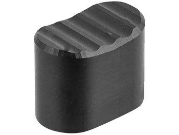 Battle Arms Development BADEMRB Enhanced Magazine Release V-Shaped Black Anodized 7075-T6 Aluminum for AR-15, AR-10