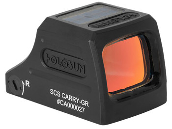Holosun SCSCARRYGR SCS Carry Black Anodized 1 x 0.58" X 0.77" 2 MOA Green Dot/32 MOA Circle Multi Reticle