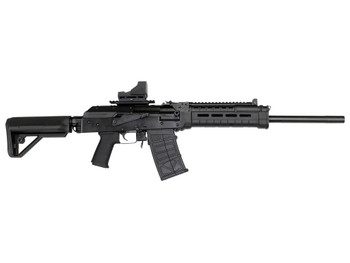 JTS Shotgun M12AKT2.1 M12AK T1 12 Gauge Semi-Auto 5+1 (2.75") 3" 18.70" Chrome-Lined Barrel, Black, M-Lok Handgaurd, Fixed Stock, Adj. Gas Block, 3 Chokes, Includes Red Dot