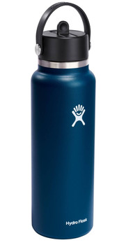 40 OZ WIDE FLEX STRAW CAP INDIGO UPC: 810070084417