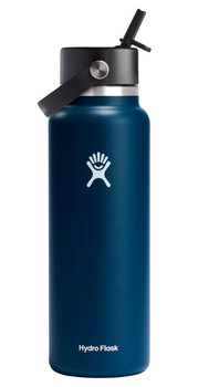 40 OZ WIDE FLEX STRAW CAP INDIGO UPC: 810070084417