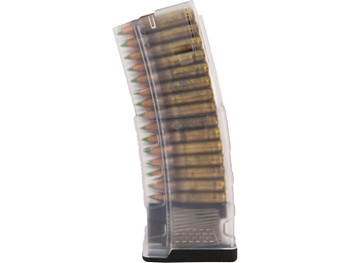 Mission First Tactical EXDPM556TC EXD 30rd 5.56 Fits AR/M4 Translucent Clear