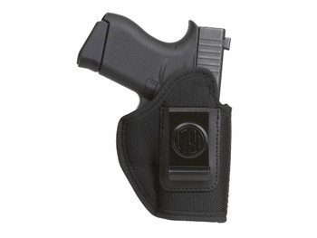 1791 Gunleather PNIWB3BLKL Premium Nylon IWB Size 03 Black Ballistic Nylon Clip-On Left Hand