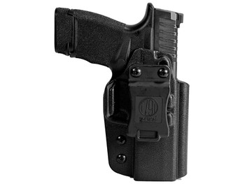 1791 Gunleather TACIWBHCPROBLKR Tactical IWB Black Kydex Compatible w/ Springfield Hellcat Pro Belt Clip Right Hand