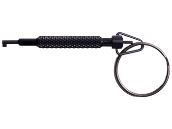 Uzi Accessories UZIKEYROTATI Handcuff Key Rotating Black Metal 0.90 oz