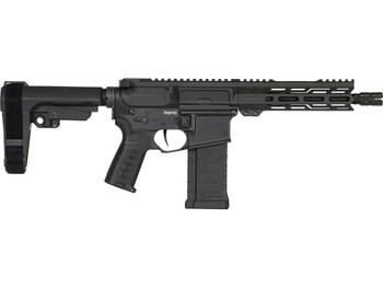 CMMG 54AE10FAB Banshee MK4 5.7x28mm 32+1, Black Nitride Medium Taper Threaded Barrel, EML 11" M-LOK Handguards, Black Armor Cerakote Aluminum Picatinny Rail Receiver, CMMG Zeroed Grips