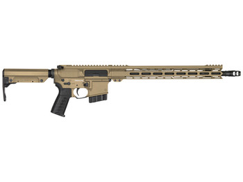 CMMG 28A670CCT Resolute MK4 22 ARC Black Nitride Threaded Barrel, Coyote Tan Cerakote Picatinny Rail Aluminum Receiver, M-LOK Handguard, Black Synthetic CMMG 6 Position RipStock, Black Polymer Grip