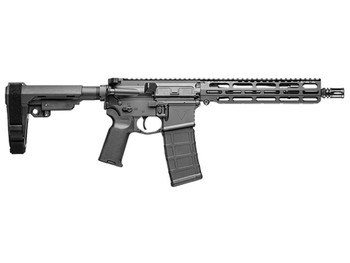 Vktr Industries V31100916617 VK-1 5.56mm 30+1 10.50" Black Steel Threaded Barrel, Black Armor Cerakote 9.85" VK-1 Handguard, Black Synthetic SB Tactical SBA3 Brace, Black Magpul K2 Grip, Ambidextrous